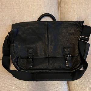 L.L. Bean Leather Messenger Bag